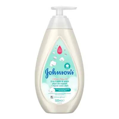 Johnson’s baby Cottontouch koupel a mycí gel 2v1 500 ml