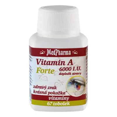 MedPharma Vitamin A 6000 I.U. Forte, 67 tobolek