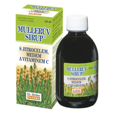 Müllerův sirup s jitrocelem medem a vit.C 245 ml