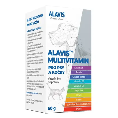 ALAVIS Multivitamin pro psy a kočky 60g