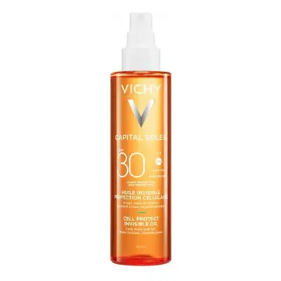 Vichy Capital Soleil CELL ochranný neviditelný olej SPF30 200 ml