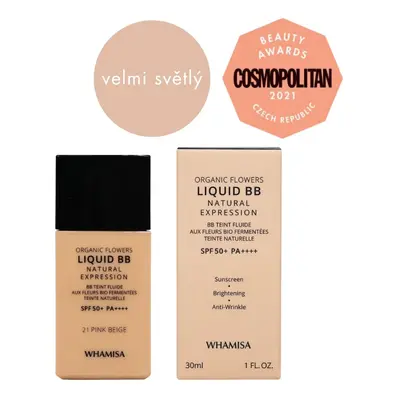 WHAMISA BIO BB krém SPF50+ Pink Beige