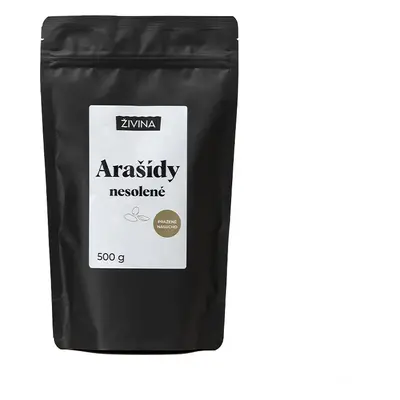 Arašídy nesolené pražené nasucho 500 g