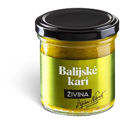 Balijská kari pasta jemně pálivá pro kari s kokosovým mlékem140 g