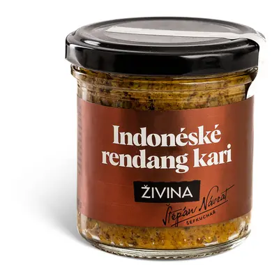 Indonéská rendang kari pasta jemně pálivá pro kari s kokosovým mlékem