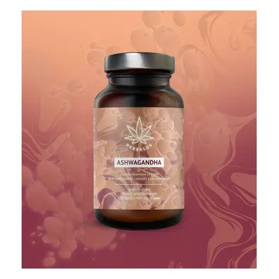 Herbalus ASHWAGANDHA, standardizovaný 10% extrakt, 120 kapslí