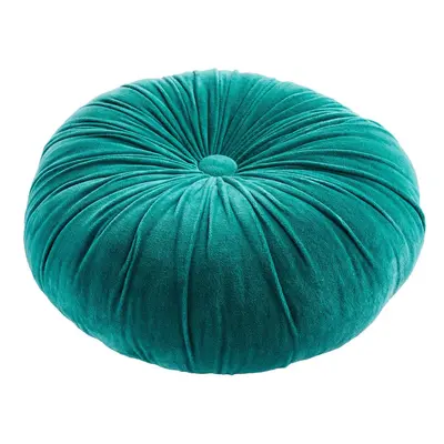 COTTON VELVET Polštář 40 cm - tyrkysová