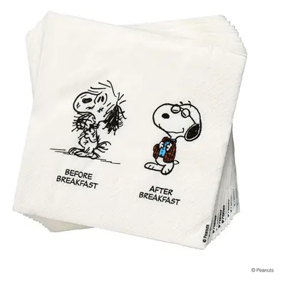 PEANUTS Papírové ubrousky "Before and After" 20 ks