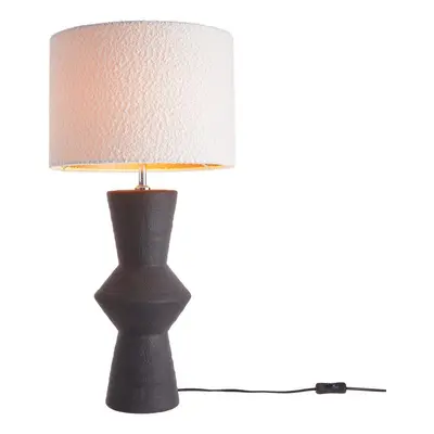 FREJA Stolní lampa 70 cm - černá/bílá