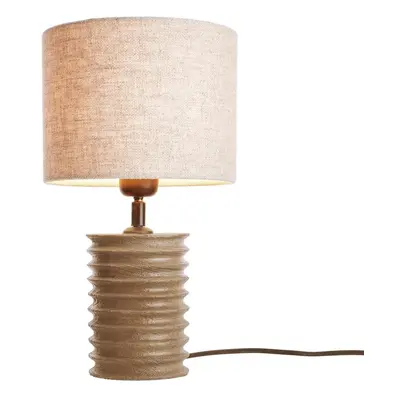 GROOVED Stolní lampa 36 cm - hnědá/přírodní