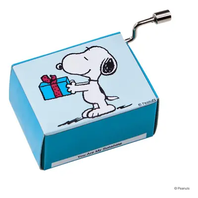 SING A SONG Hrací skříňka Snoopy s dárkem