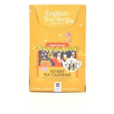 ENGLISH TEA SHOP Adventní kalendář 25 ks - zlatá