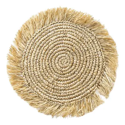 RAFFIA Prostírání se střapci 41 cm - přírodní