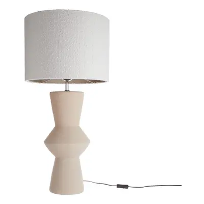 FREJA Stolní lampa 70 cm - béžová/bílá