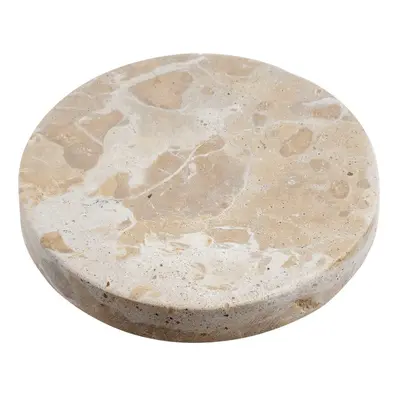 MARBLE Podtácek mramorový 10 cm - béžová