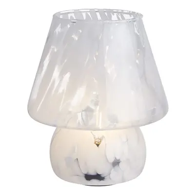 MISS MARBLE LED Lampa 21,5 cm - bílá