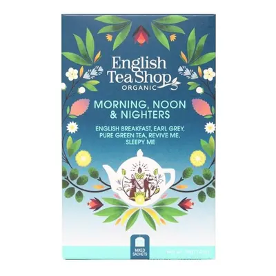 ENGLISH TEA SHOP Mix čajů Ranní, polední a noční 20 ks