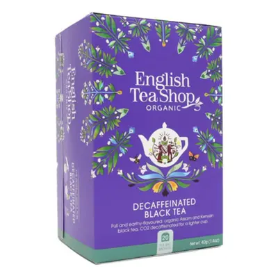 ENGLISH TEA SHOP Černý čaj bez kofeinu 20 ks