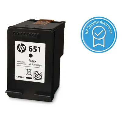 Cartridge HP č.651 - C2P10A (Černá - black) - Originál