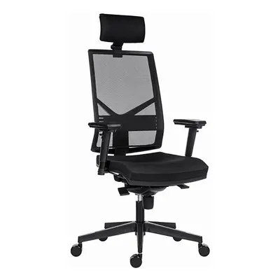 Powerton Kancelářské ergonomické křeslo Marie, Černé