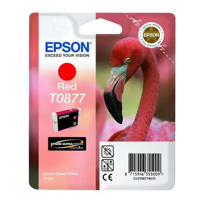 Zásobník Epson T0877 (Červený) - Originál