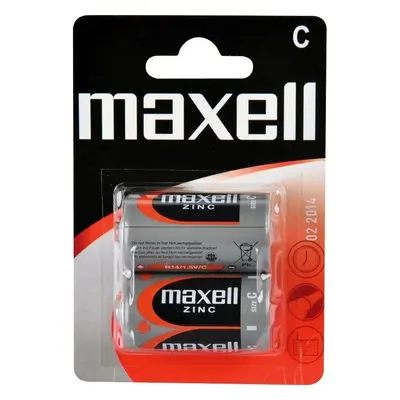 Baterie monočlánek Maxell R14, 1,5 V, malý, 2 ks