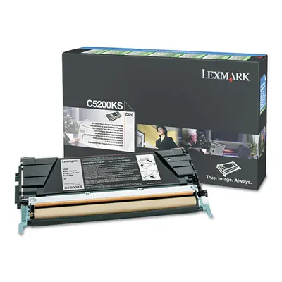 Toner Lexmark C5200KS (Černý) (Return) - Originál