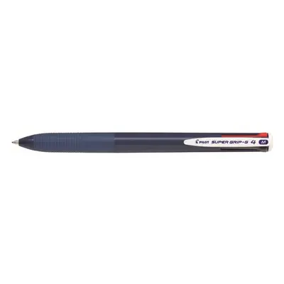 Pero kuličkové Pilot Super Grip G-4, 1 mm, čtyřbarevka, modré