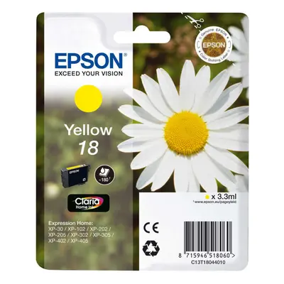 Zásobník Epson č.18 - T1804 (Žlutý) - Originál