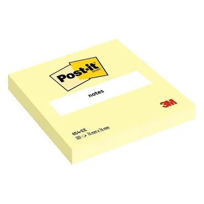 Bloček samolepicí 3M Post-it, 76x76 mm, žlutý, 100 lístků