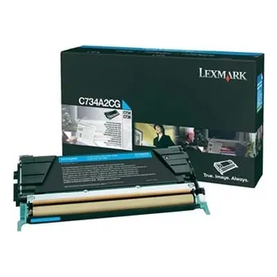 Toner Lexmark C734A2CG (Azurový) - Originál