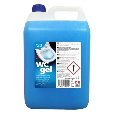 Prostředek čisticí Lavon WC gel, na vodní kámen a usazeniny, Ocean Breeze, 5 l