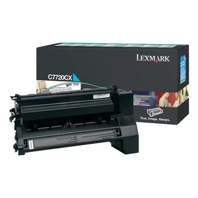 Toner Lexmark C7720CX (Azurový) (return) - Originál