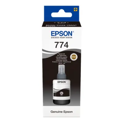 Lahev s inkoustem Epson č.774 - T7741 (Černá) - Originál