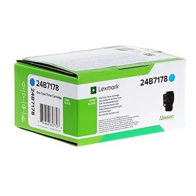 Toner Lexmark 24B7178 (Azurový) - Originál