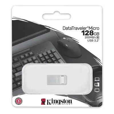 Kingston USB flash disk DTMC3G2/128GB DataTraveler Micro G2 128GB