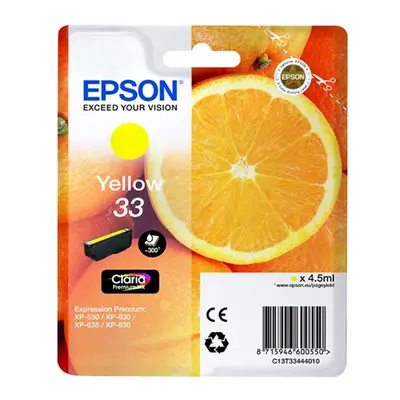 Zásobník Epson č.33 - T3344 (Žlutý) - Originál