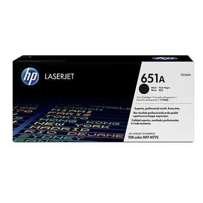 Toner HP č.651A - CE340A (Černý - black) - Originál