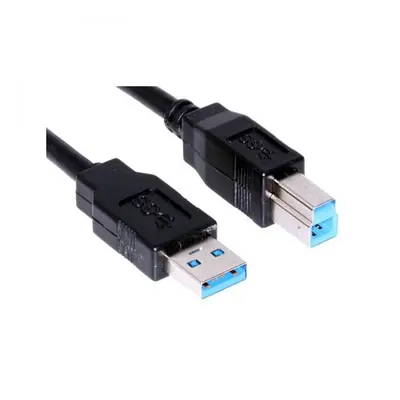 USB kabel (3.0) USB A samec - USB3.0 B samec 1.8m černý