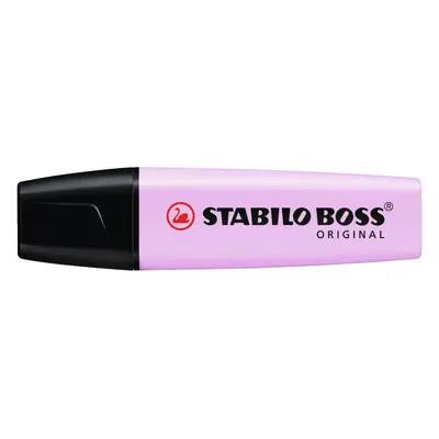 Zvýrazňovač Stabilo Boss Original Pastel, 2-5 mm, klínový hrot, fialový