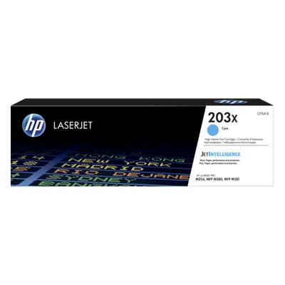 Toner HP č.203X - CF541X (Azurový) - Originál