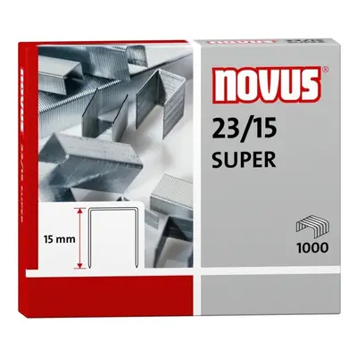 Spony do sešívačky Novus Super, 23/15, 1 000 ks