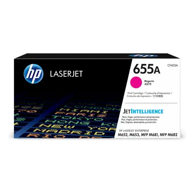 Toner HP č.655A - CF453A (Purpurový) - Originál