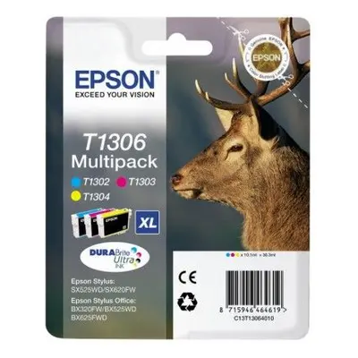 Zásobníky - Multi Pack Epson T1306 (Azurové, purpurové, žluté) - Originál