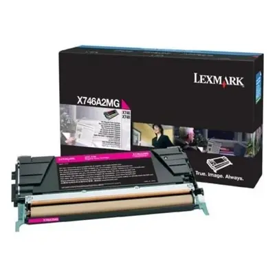 Toner Lexmark X746A2MG (Purpurový) - Originál