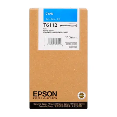 Zásobník Epson T6112 (Azurový) - Originál