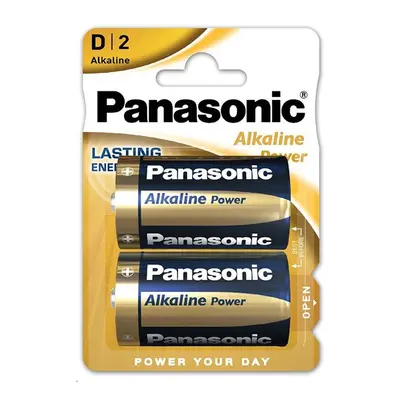 Baterie Panasonic 1.5 D (LR20) 2-pack blistr