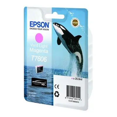 Zásobník Epson T7606 (Vivid Light Magenta) - Originál