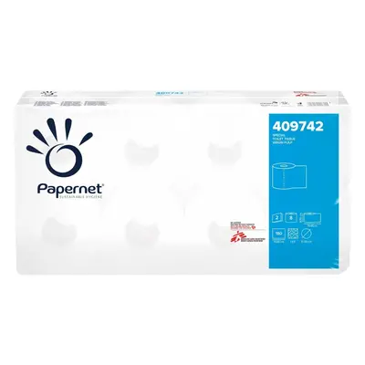 Papír toaletní Papernet Special 409742, 2vrstvý, celulóza, o 11 cm, 19,8 m, 180 útržků, bílý, 8 