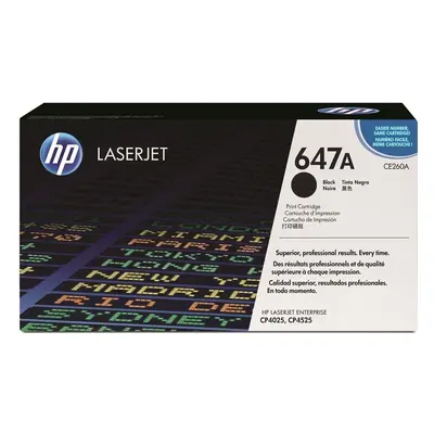 Toner HP č.647A - CE260A (Černý - black) - Originál